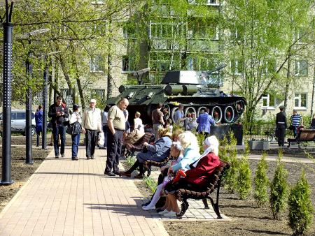 Открытие памятника Пушкино 9 мая 2015 года - Фото Пушкино